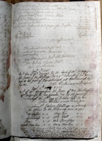 Page 2 of the accounts of Henry Stables, Constable of Barnburgh, dated 1725.